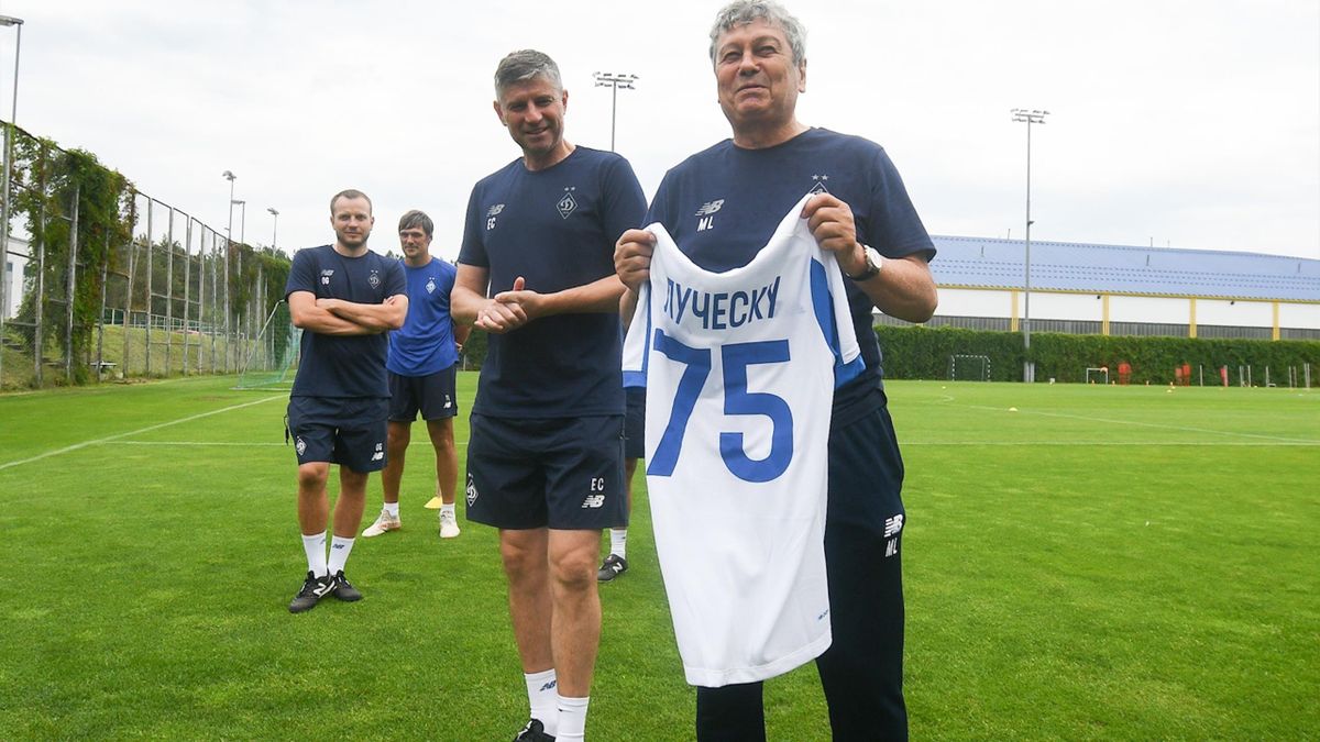 Mircea Lucescu sărbătorit în cantonamentul lui Dinamo Kiev