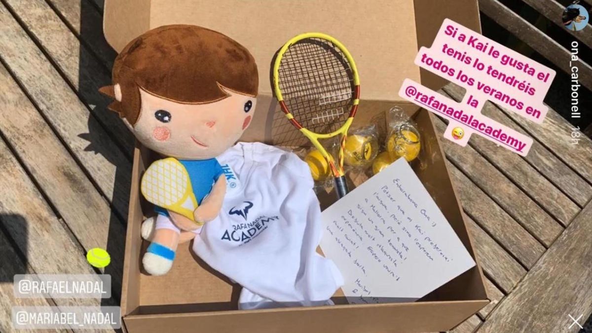 Embrión política mostrador Para morir de ternura: el regalo de Nadal al bebé de Ona Carbonell "para  que sea un gran tenista" - Eurosport