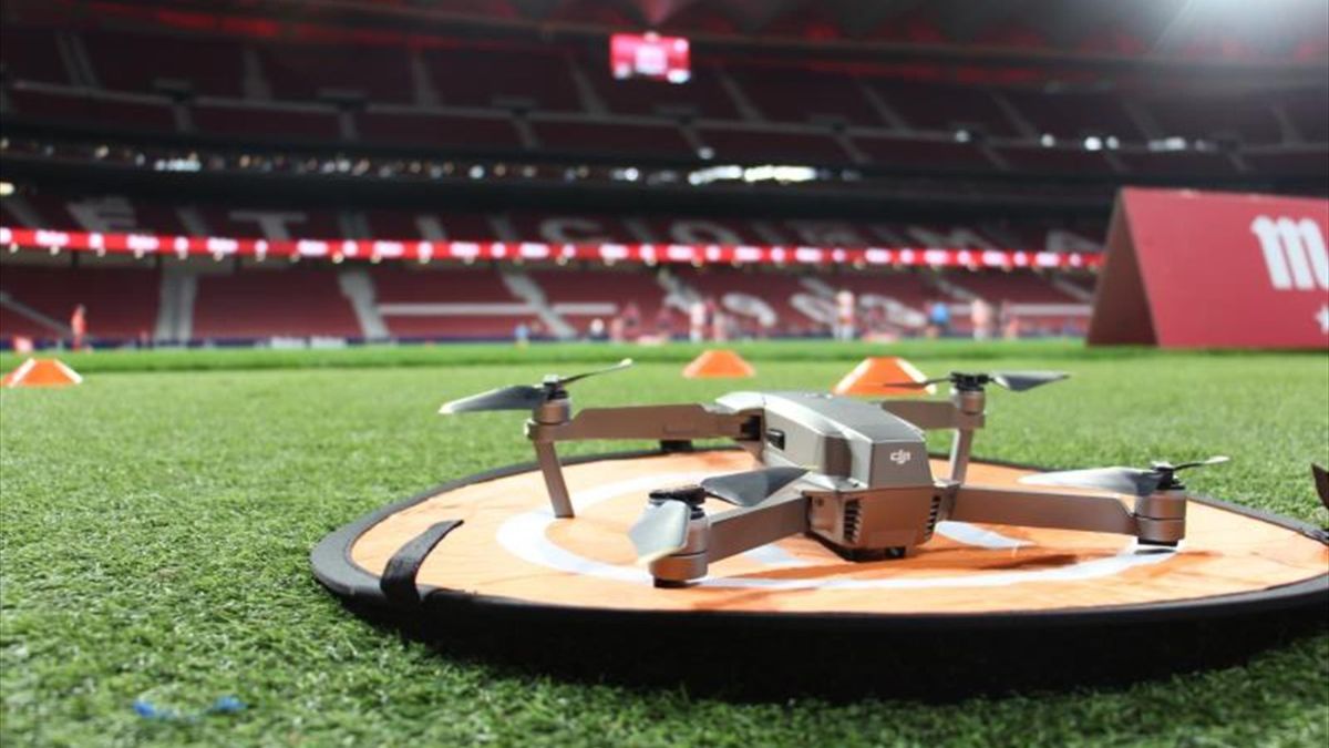 La grabación de fútbol con drones de llega a LaLiga el Valladolid - Eurosport