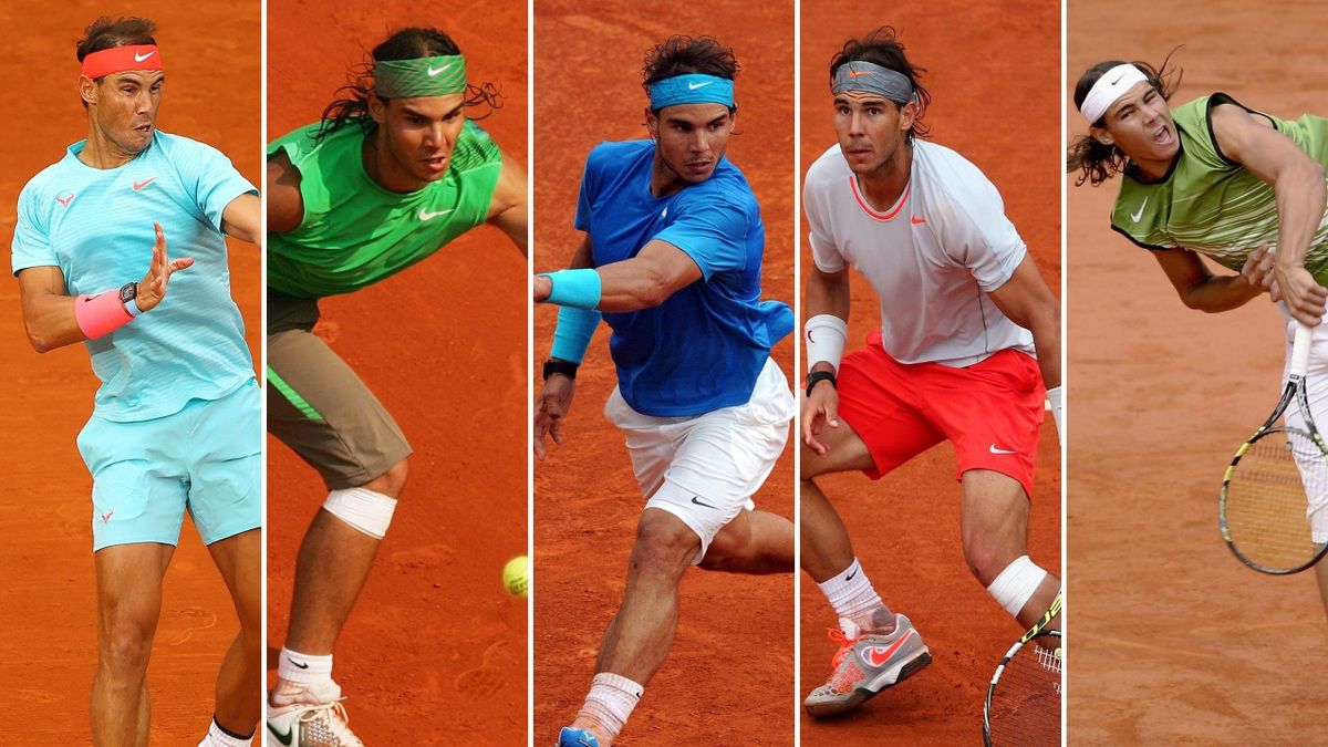 Roland-Garros 2021: Así ha evolucionado la vestimenta de Rafa Nadal en París