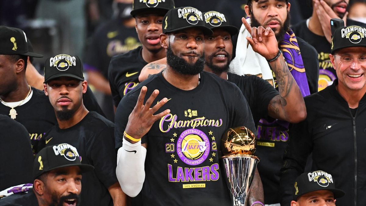 Los Angeles Lakers beat Miami Heat to win NBA championship - Eurosport