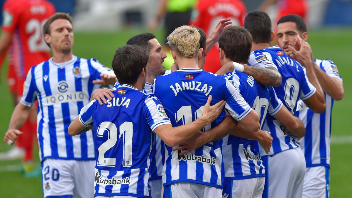 Real Sociedad beat depleted Granada to win fifth game in a row