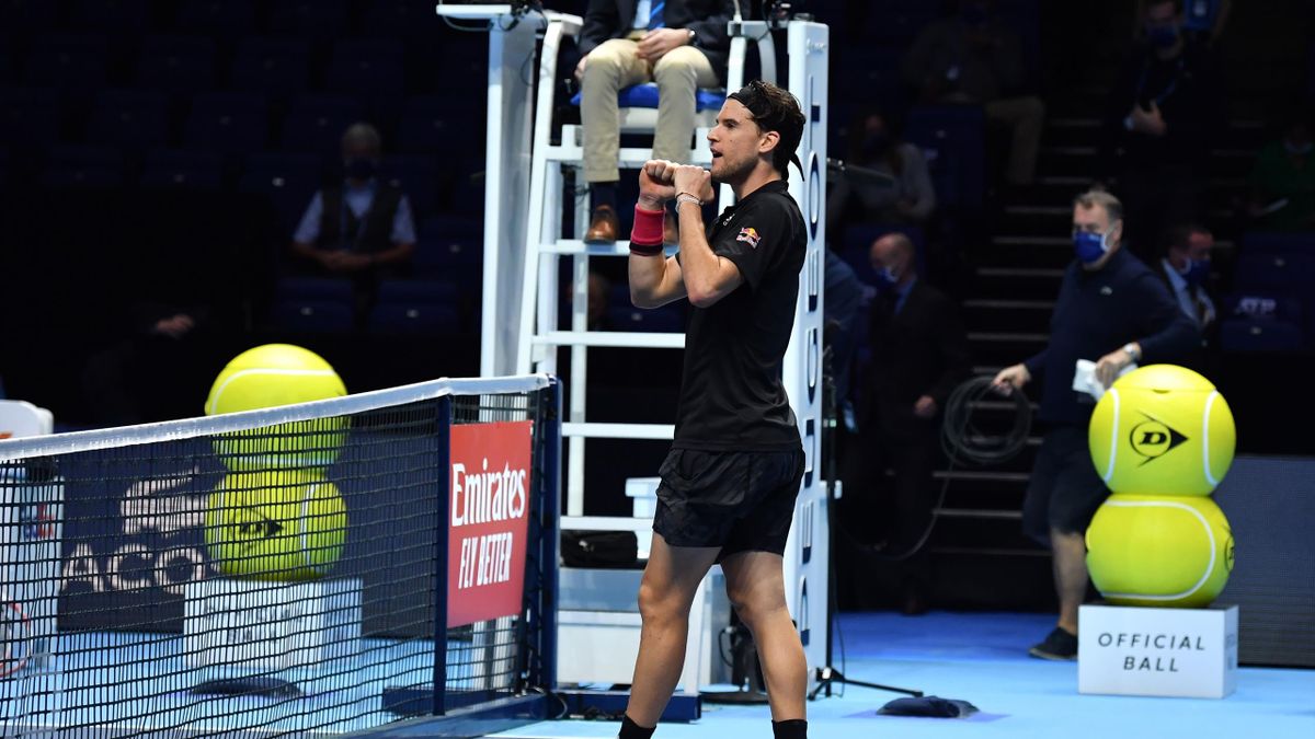 ATP Finals 2020 Dominic Thiem battles past Novak Djokovic to reach final at O2 Arena in London