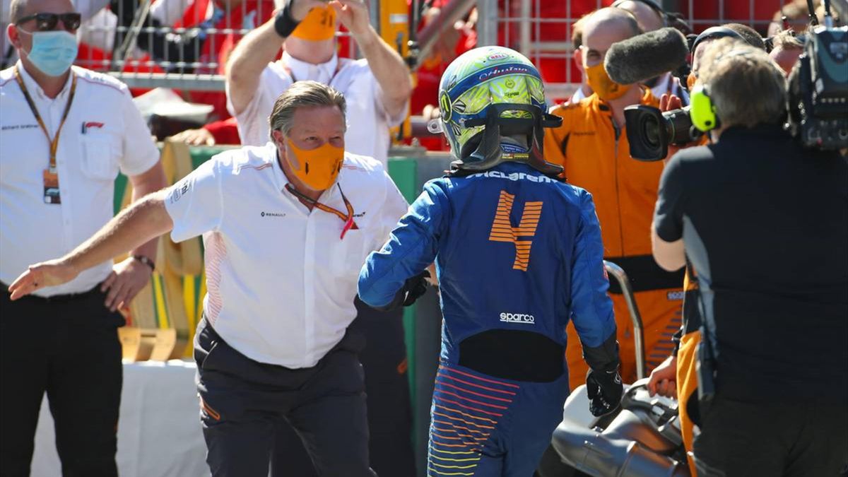 F1 News Genuine Lando Norris Praised By Proud Mclaren Boss For His Mental Health Awareness Work Eurosport