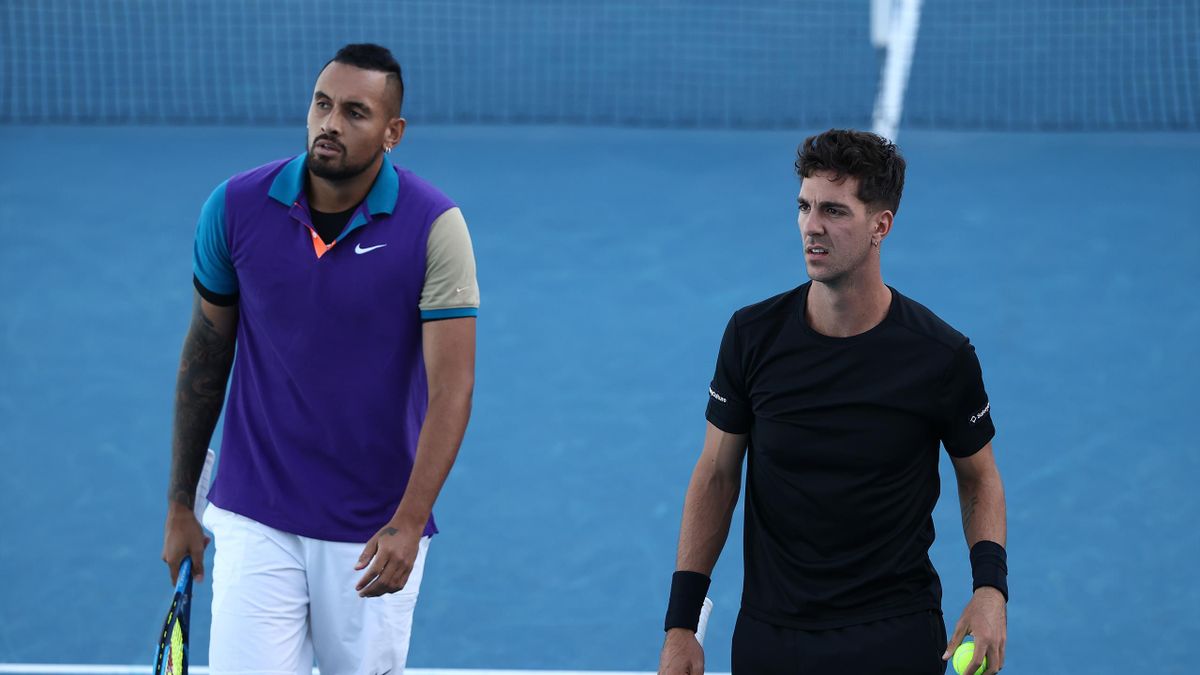 Australian Open 2021 - Good job! - Nick Kyrgios and Thanasi Kokkinakis get warning BEFORE match