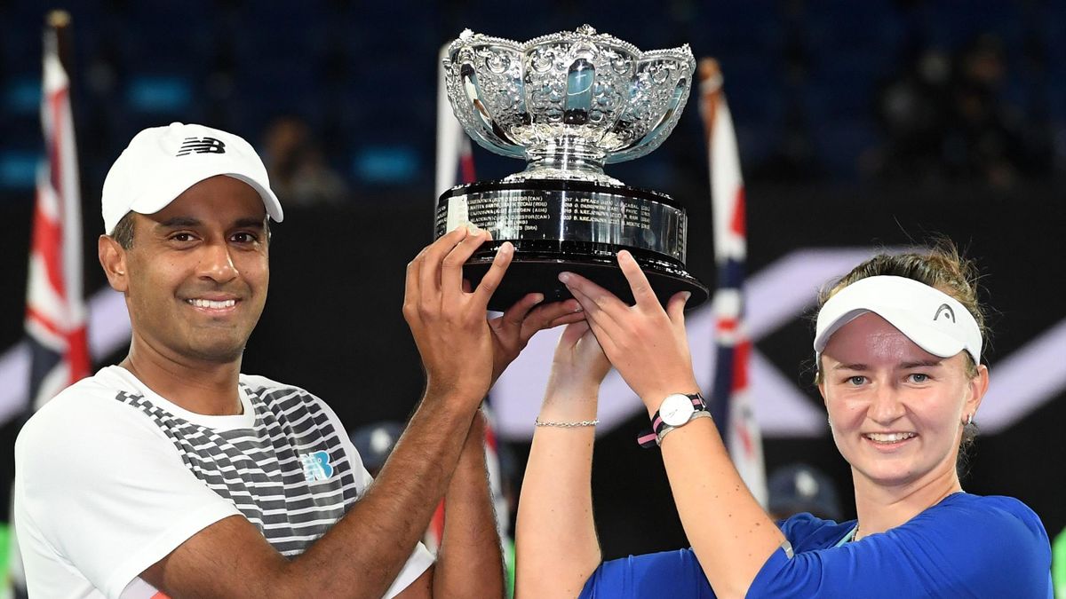 Australian Open 2021 news - Rajeev Ram, Barbora Krejcikova storm to mixed doubles title
