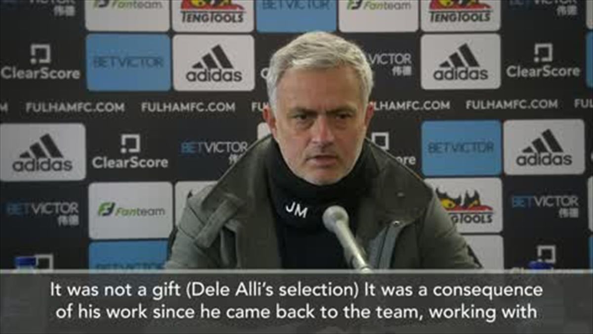 jose mourinho says dele