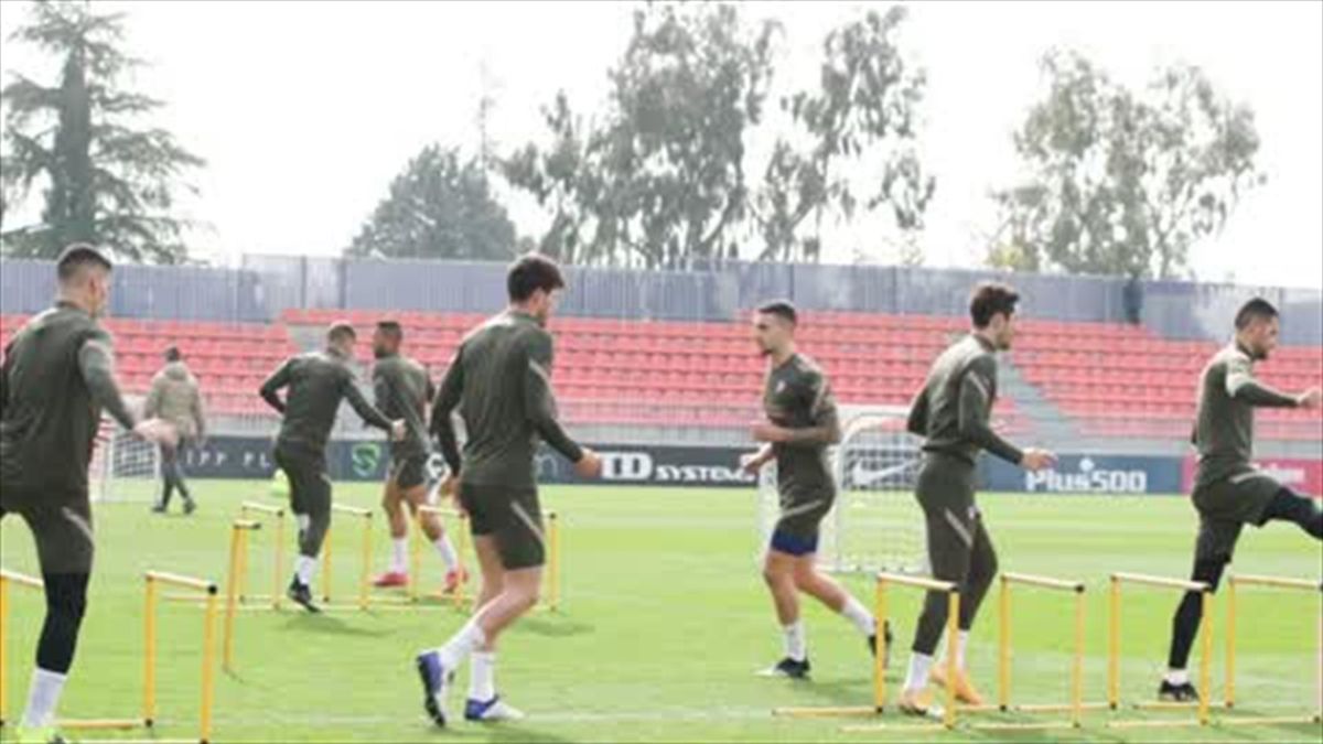 Soccer Atletico Madrid Training