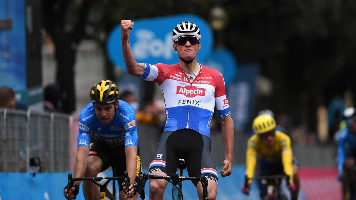 Tirreno-Adriatico 2021 cycling news - Phenomenal Mathieu van der Poel triumphs on Stage 3