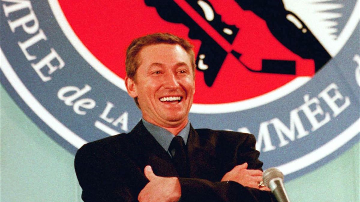 Gretzky wird 1999 in die Hockey Hall of Fame aufgenommen