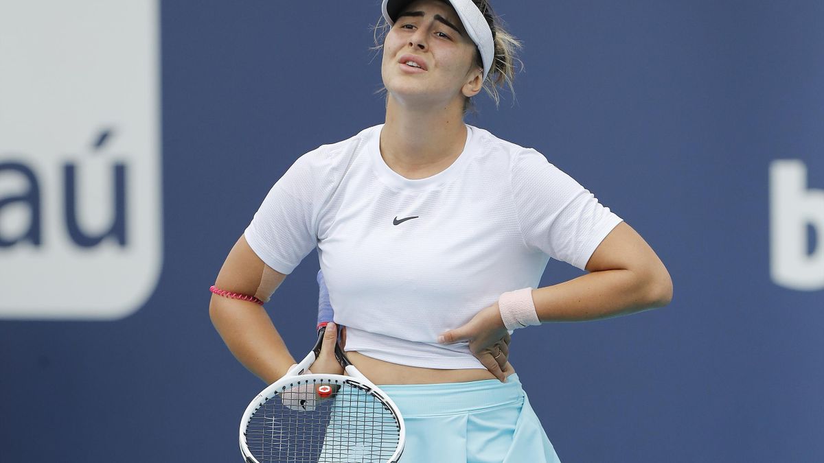 Tennis news - Andreescu pleased after playing three tournaments in one despite Miami retirement