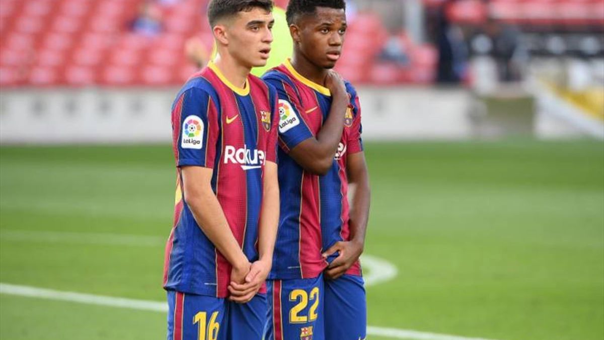 Pedri és a tőle 25 nappal idősebb Ansu Fati hosszú időre megoldhatják a Barça gondjait |