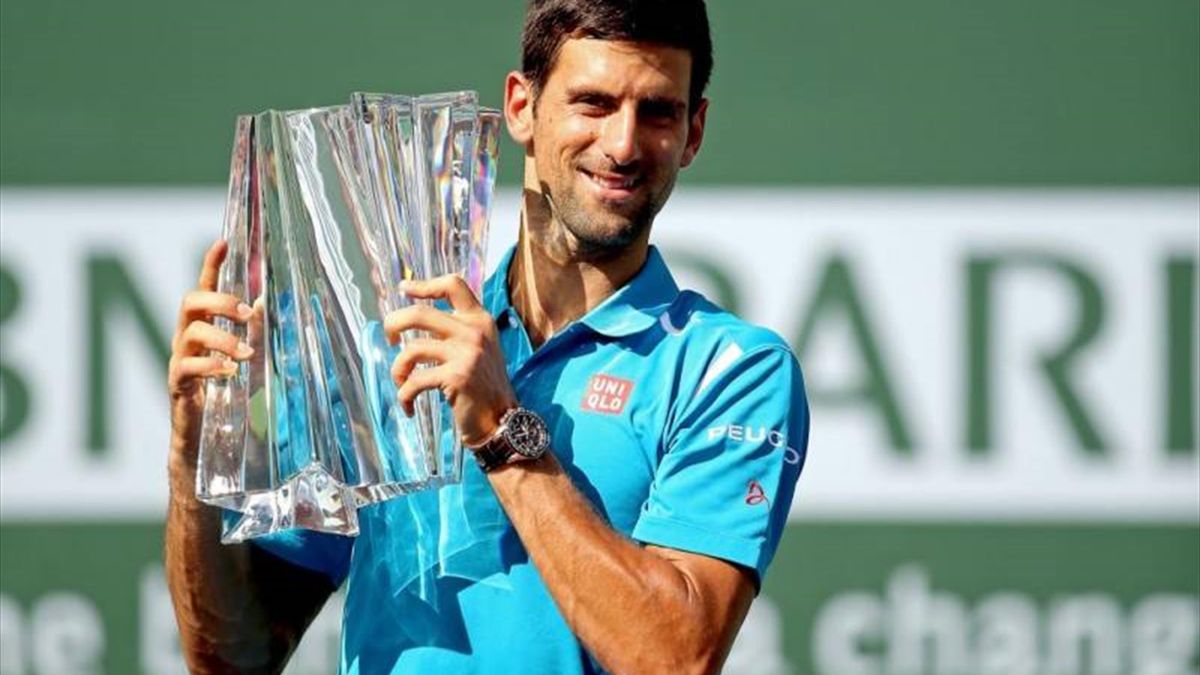 Novak Djokovic Indian Wells-i győzelmével beérte Rafael Nadalt az ezres trófeák számában