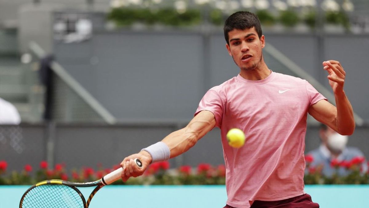 Carlos Alcaraz, tras ganar a Mannarino en el ATP de Madrid "Jugar