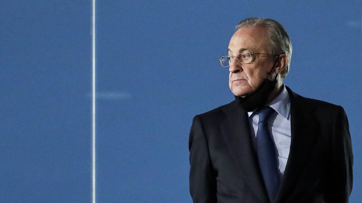 Real Madrid president Florentino Perez was chairman of the European Super League project
