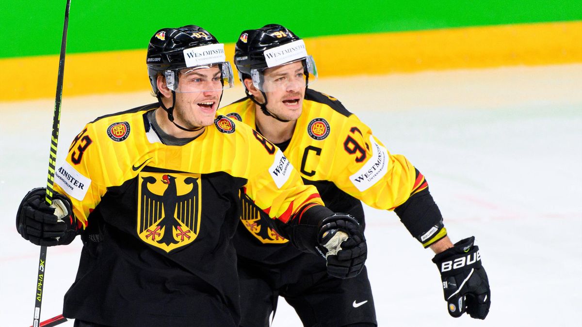 Eishockey-WM 2021 Deutschland schlägt Lettland und zieht ins WM-Viertelfinale ein