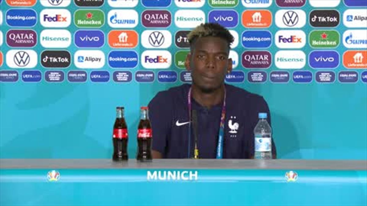 Euro 2020 - Paul Pogba shoots down question about Manchester United future  after haircut sparks speculation - Eurosport
