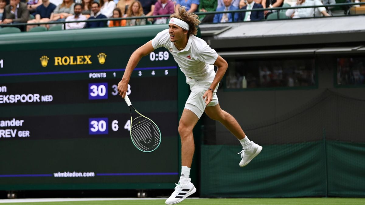 Alexander Zverev zieht in Wimbledon gegen Griekspoor mühelos in die zweite Runde ein