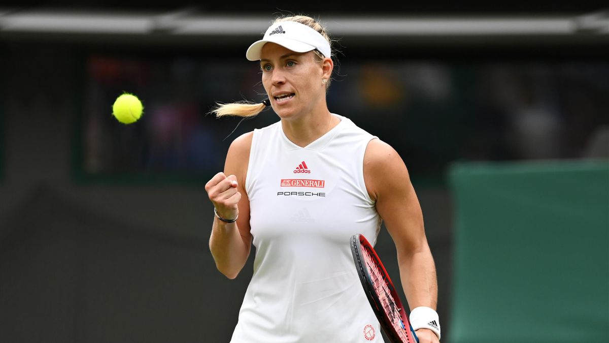 Wimbledon Angelique Kerber gewinnt ihr Auftaktmatch gegen die Serbin Nina Stojanovic