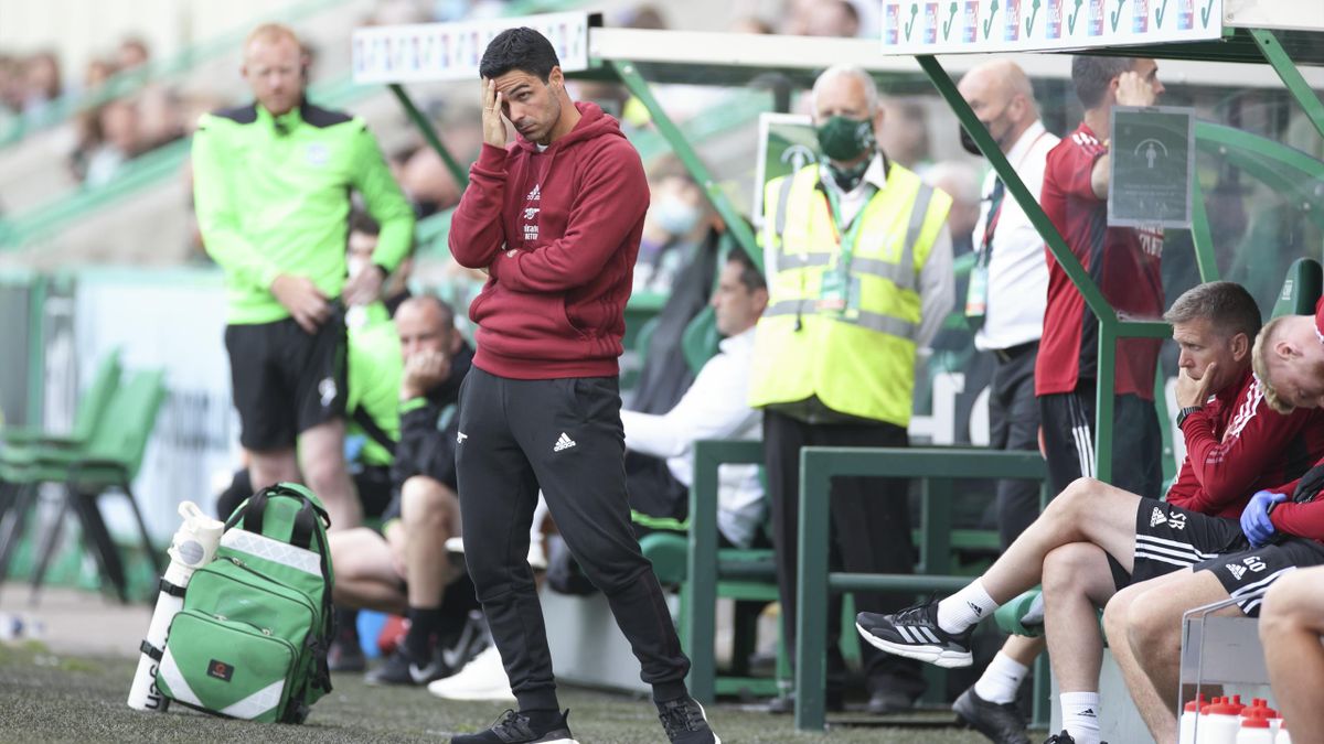 There's no excuse' - Mikel Arteta unhappy after Arsenal loss to Hibernian  in first game of pre-season - Eurosport