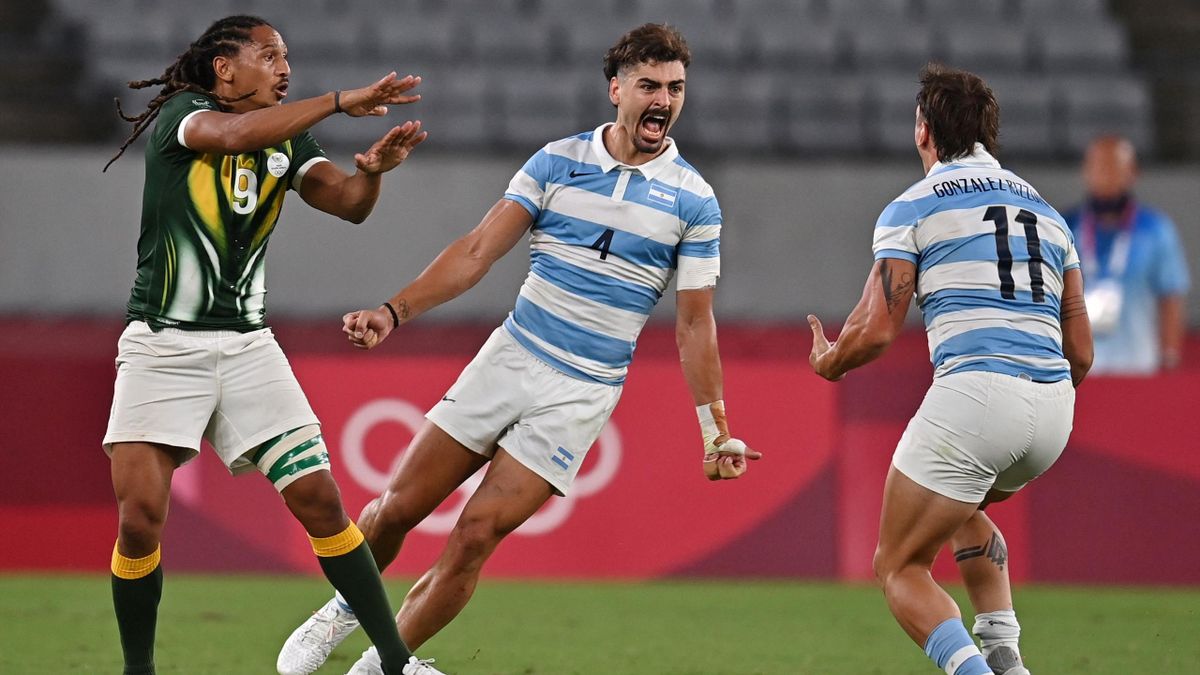 Tokyo 2020 - Five-man Argentina stun South Africa in Sevens thriller to join Fiji, Team GB and All Blacks in semi-finals
