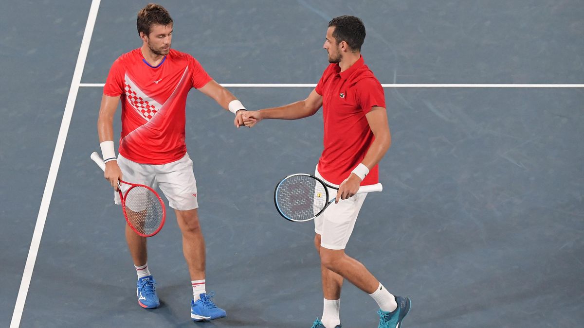 Olympia 2021 Tennis-Doppel Nikola Mektic und Mate Pavic gewinnt kroatisches Finale um Doppel-Gold