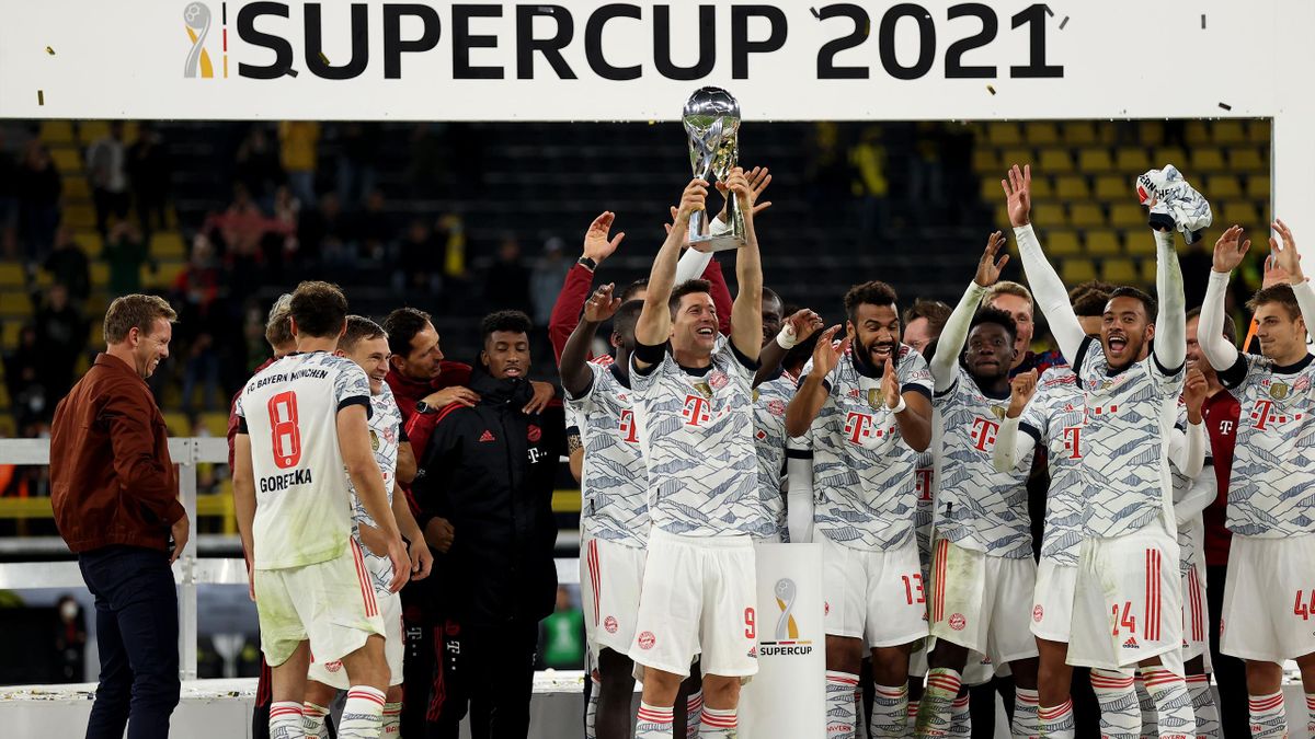 Lewandowski levanta la Supercopa de Alemania con el Bayern