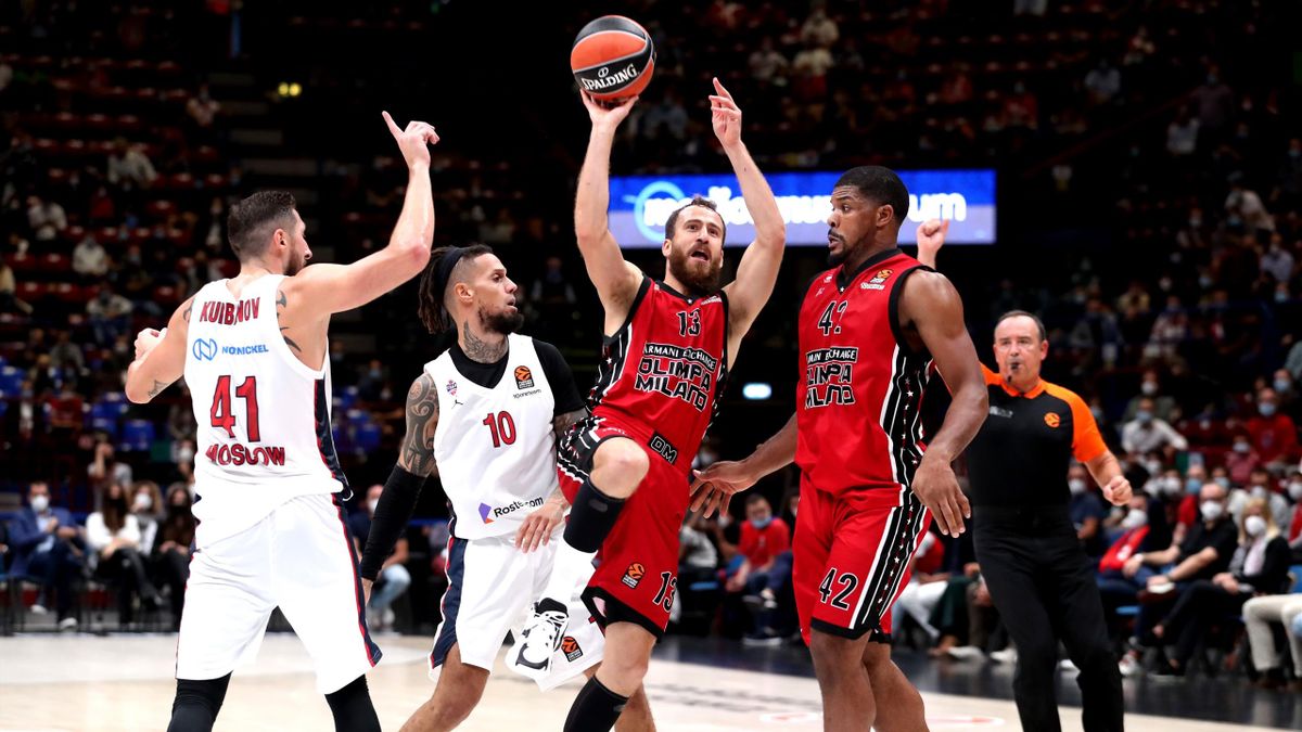 Basket, Eurolega: Olimpia Milano, debutto da sogno: CSKA Mosca battuto  84-74 - Eurosport