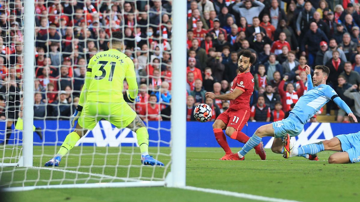 FC Liverpool - Manchester City Salah-Traumtor reicht Reds nicht zum Sieg - De Bruyne trifft zum 22