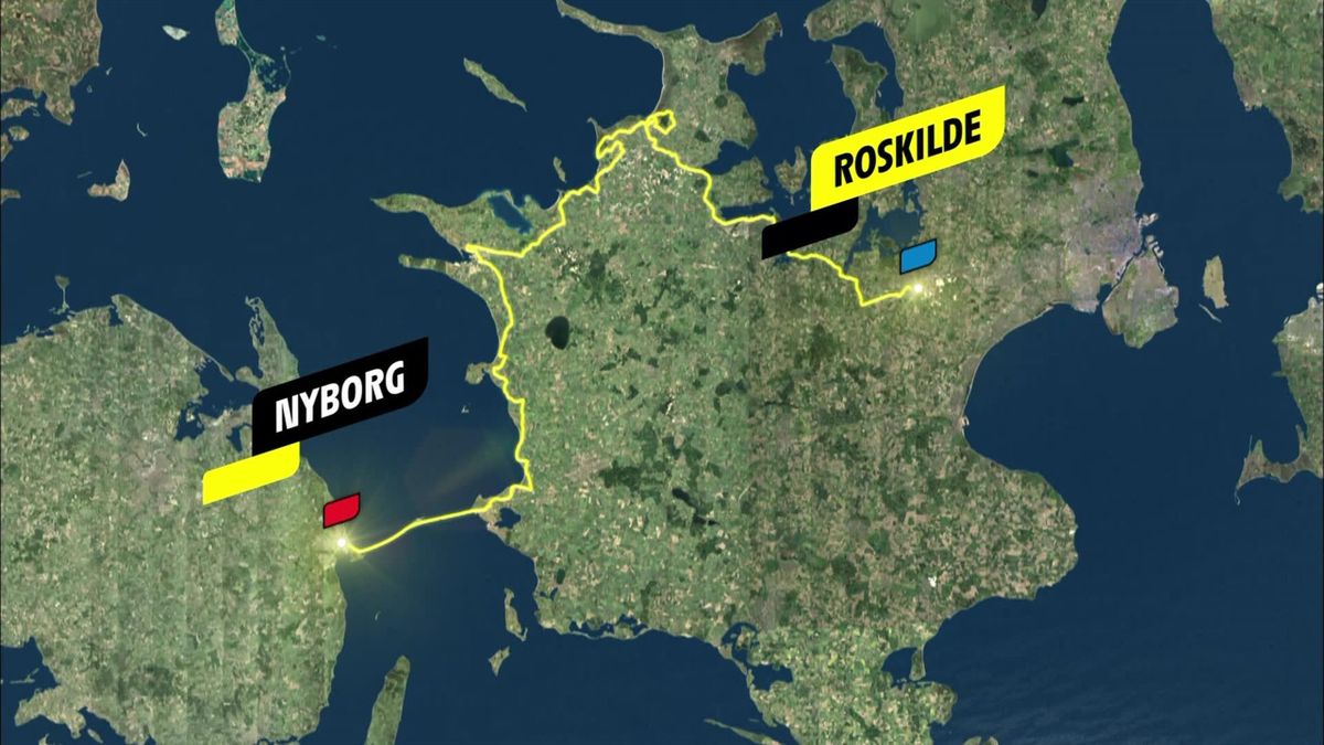 De Roskilde à Nyborg, il faudra se méfier du vent : le parcours de la 2e étape en vidéo