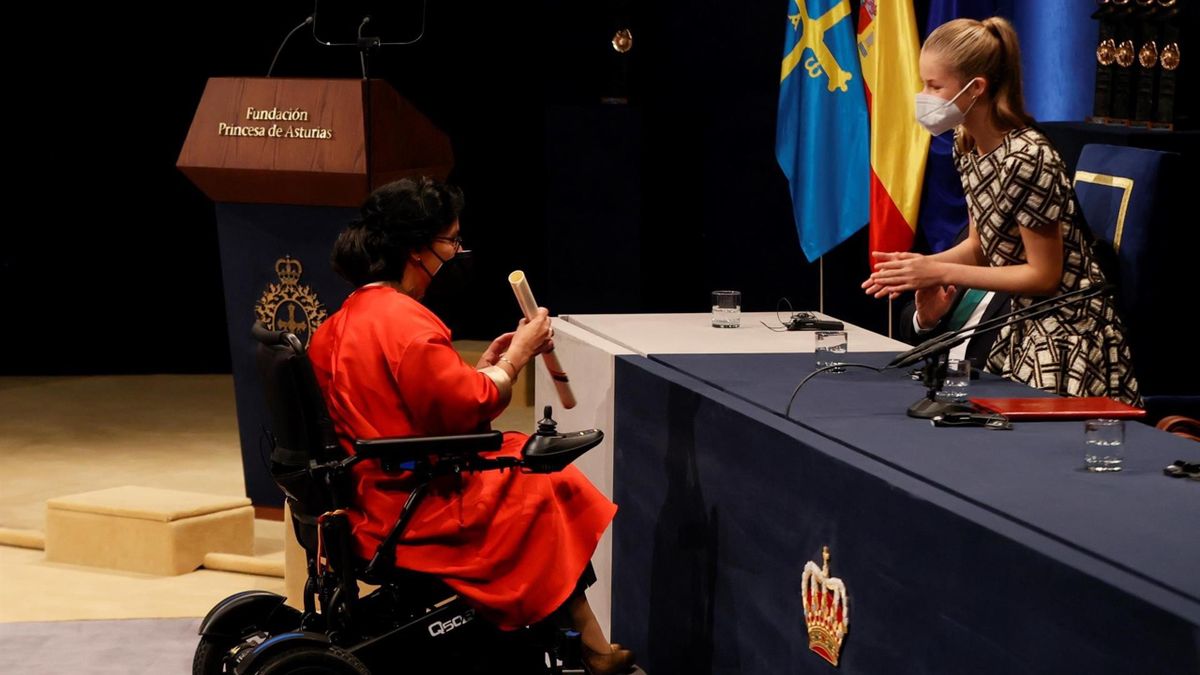 Teresa Perales recibe el Premio Princesa de Asturias