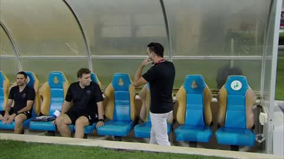 Moment: Soccer Xavi Al Sadd