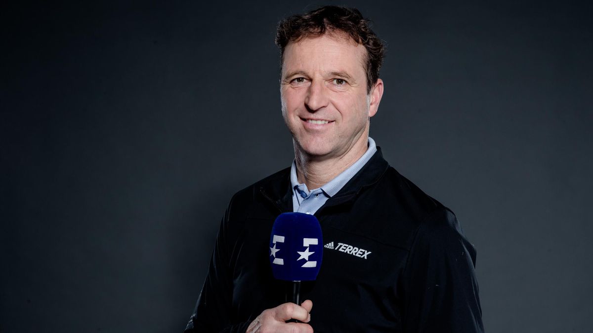 Werner Schuster als Skisprung-Experte im Olympia-Team von Eurosport gemeinsam mit Martin Schmitt und Gerhard Leinauer