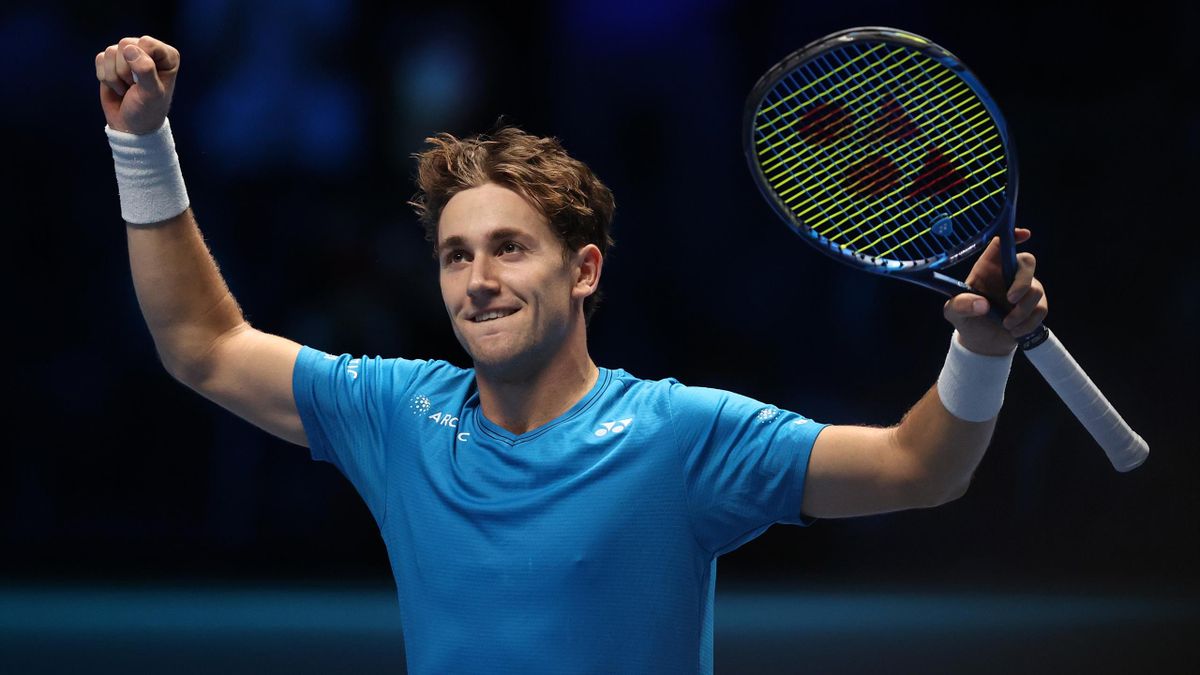 ATP Finals Casper Ruud schlägt Andrey Rublev und folgt Novak Djokovic ins Halbfinale von Turin