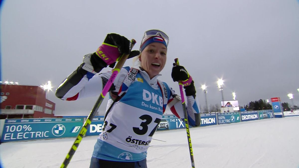 Sturla Holm Laegreid and Marketa Davidova notch season-opening biathlon wins in Oestersund