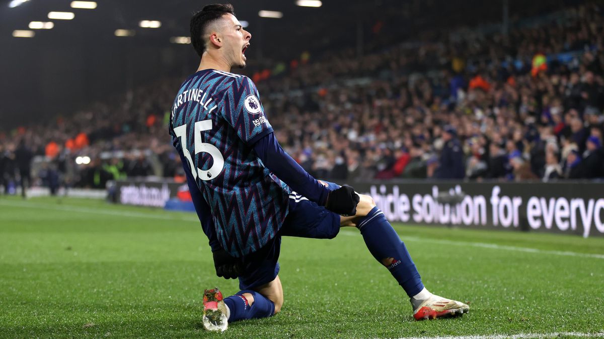 Leeds 1-4 Arsenal Gabriel Martinelli at the double as Gunners take all three points at Elland Road