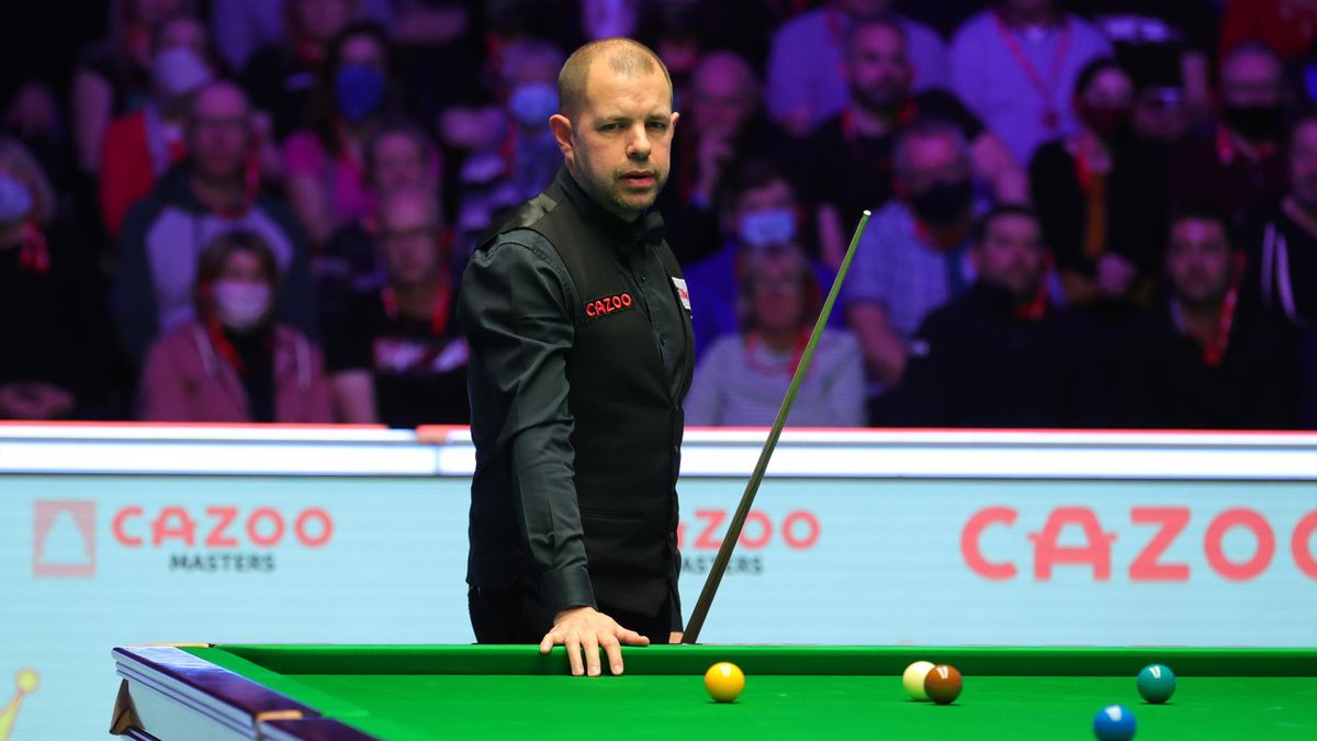 Players Championship snooker 2022 Barry Hawkins topples No
