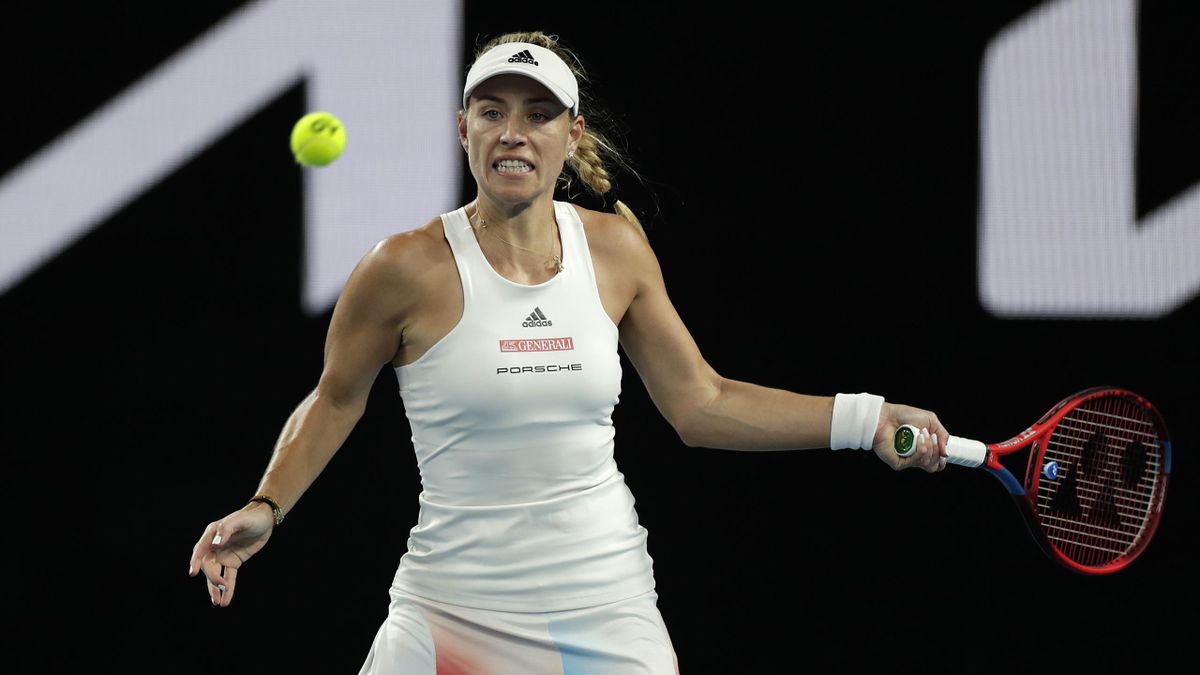 Australian Open 2022 Angelique Kerber verliert gegen Kaia Kanepi in der ersten Runde von Melbourne