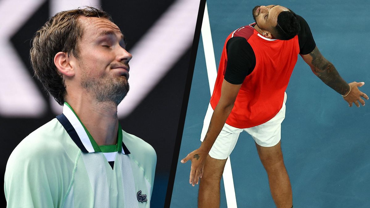 Australian Open Daniil Medvedev schlägt Henri Laaksonen - Nick Kyrgios zieht große Show ab