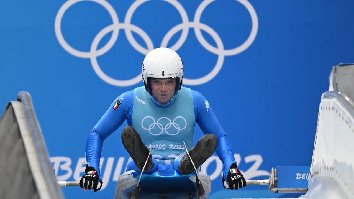 Kevin Fischnaller, impegnato nei Giochi Olimpici invernali di Pechino 2022