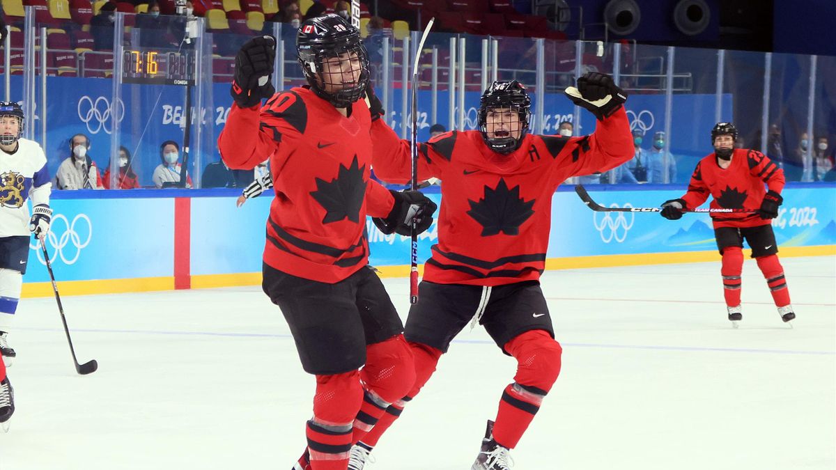 Winter Olympics 2022 - Canada record huge ice hockey win over Finland in womens preliminary group A