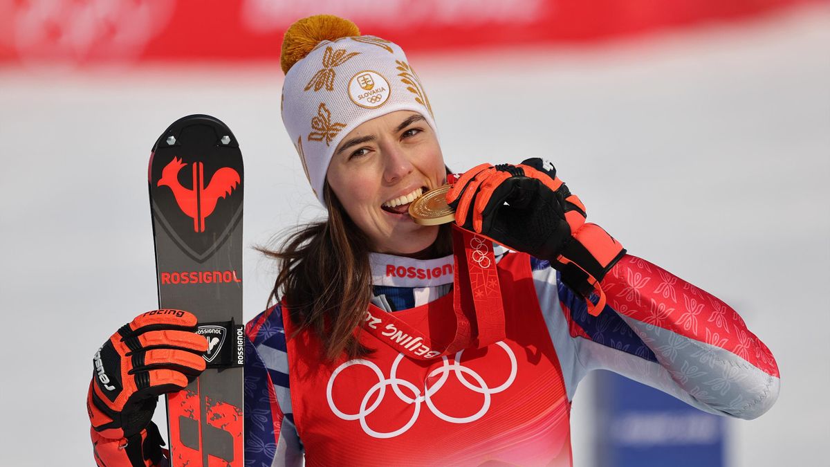 Petra Vlhova Szlovákia történetének első olimpiai érmét szerezte alpesi síben, ami rögtön egy arany lett