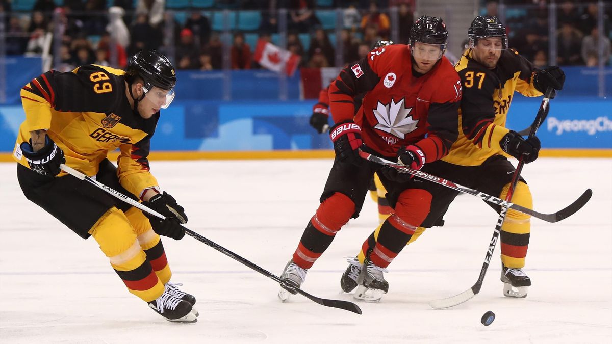 Eishockey bei Olympia Deutschland - Kanada jetzt live in TV und Livestream bei Eurosport