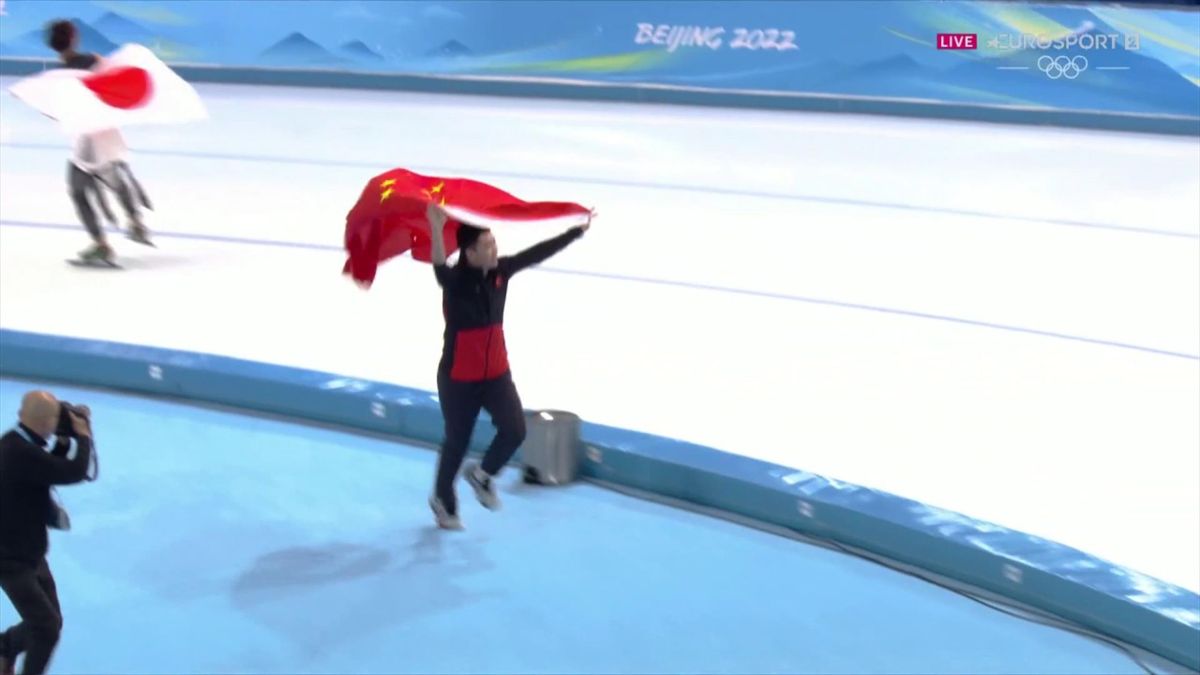 Winter Olympics 2022 - Gao Tingyu wins speed skating 500m in Olympic record time, GBs Cornelius Kersten comes 25th
