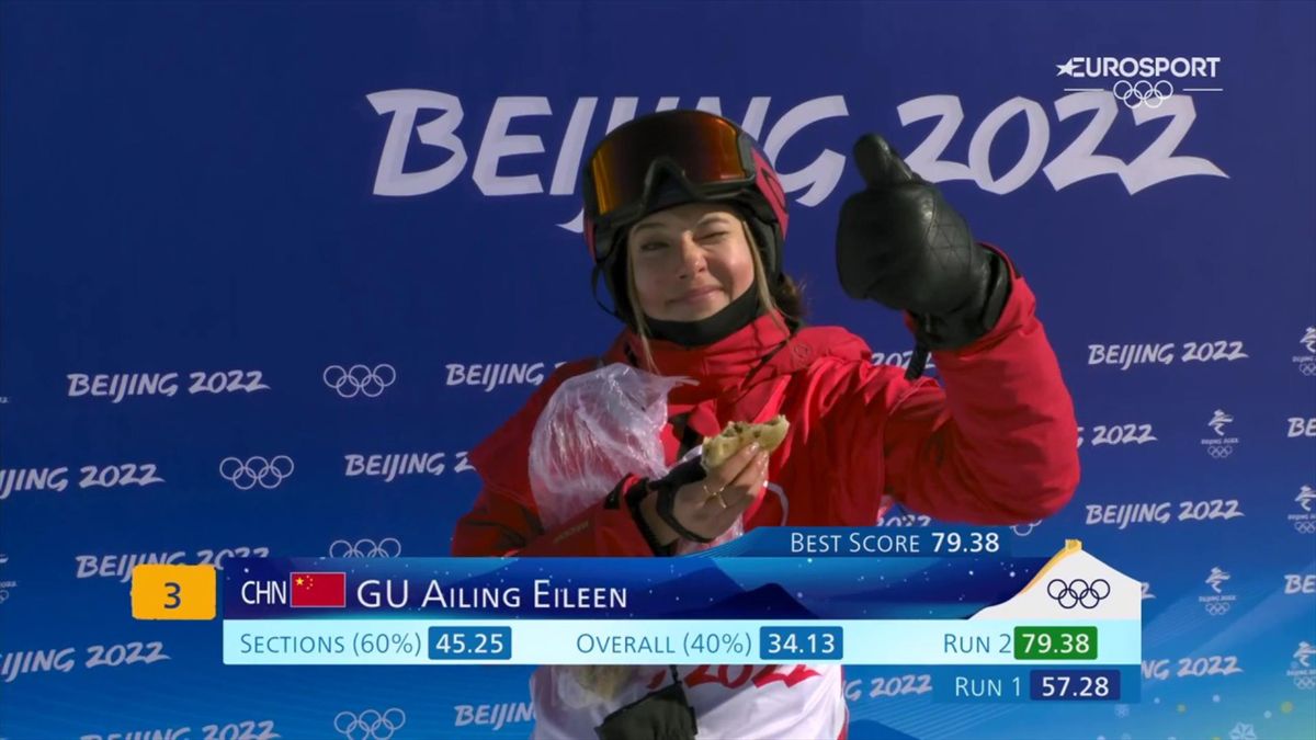 Winter Olympics 2022 - Freestyle ski star Eileen Gu breaks the internet  with big air gold for China - Eurosport
