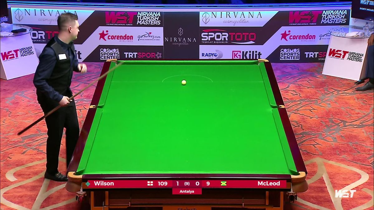 Turkish Masters 2022 - Kyren Wilson thrashes Rory McLeod to progress to second round in inaugural tournament in Antalya