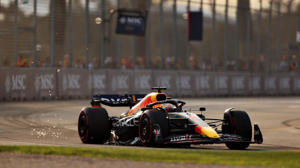 Red Bull driver Max Verstappen during Australian Grand Prix qualiying.