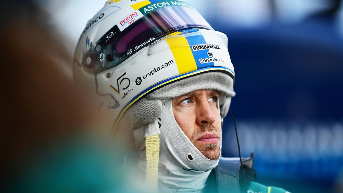 Aston Martin F1's Sebastian Vettel.