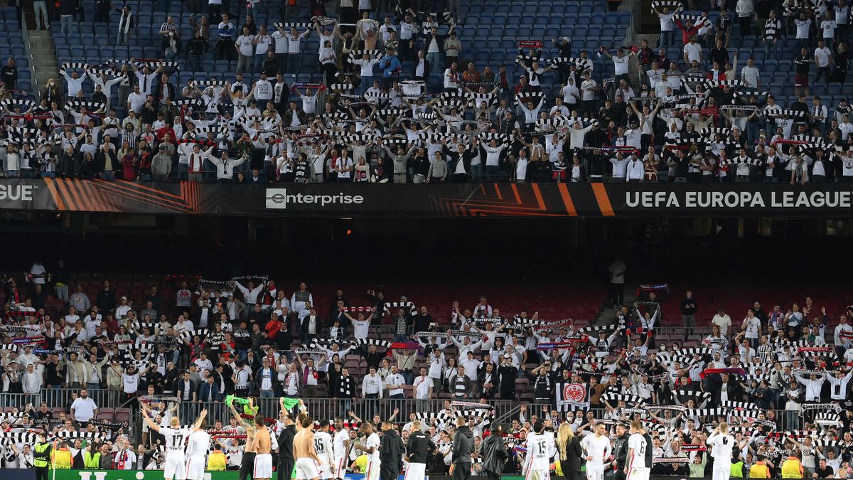 Zehntausende Frankfurter waren im Camp Nou