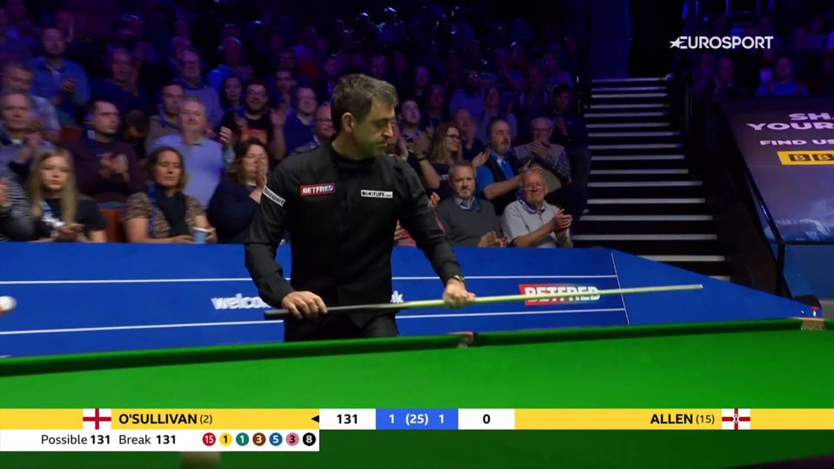 World Championship 2022 Dominant Ronnie OSullivan gets off to sublime start against Mark Allen in last 16